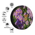 thumbnail image 4 of Susaid butterflies and Gardens Print Tire Covers,Waterproof Anti-UV Snow Sun Rain Tire Covers for RV,Truck, SUV, Trailer, Camper-14 inch, 4 of 6
