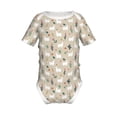 thumbnail image 2 of Balery Cute Alpaca Pattern Baby Climbing Clothes Infant Bodysuit Cute Infant Bodysuit Baby Romper-3 Months, 2 of 7