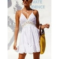 thumbnail image 3 of Women's Summer Sleeveless Dress Bohemia Backless Beach Short Dresses, 3 of 4