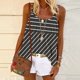 thumbnail image 1 of Puntoco Camisolas ajustadas para mujer, blusas casuales sin mangas con cuello redondo y estampado a la moda para mujer, 1 of 5
