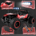 thumbnail image 3 of YCFUN RC Cars, 1:14 Scale Off-Road RC Monster Truck with Lights, Metal Shell & 2 Batteries, 2.4Ghz Remote Control Car Crawler for Kids Adults, 3 of 7