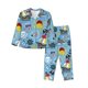 thumbnail image 1 of Balery Pirate Marine Animals Conjunto de Pijama con Estampado para Mujer, Conjunto de Dos Piezas con Manga Larga, Ropa de Dormir Suave con Bolsillos, Pijamas Cómodos-Large, 1 of 7