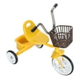 thumbnail image 1 of Estatua De Triciclo En Miniatura De Metal, Modelo De Bicicleta De Tres Ruedas Con Neumáticos De Goma, Artesanía Exquisita, Adorno De Juguete De Triciclo Realista Para Estante, 1 of 7