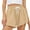 Khaki, variant on jiaxiM Womens Athletic Shorts with Pockets Drawstring Elastic High Waist Shorts Casual Summer Comfy Shorts Workout Lounge Pants