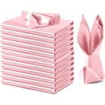 thumbnail image 1 of Paquete de 12 Servilletas de Satén Rosa Rubor de 12 x 12 Pulgadas para Boda, Decoración de Mesa Cuadrada Elegante Festoneada, Paño Sedoso para Restaurante Banquete Fiesta de Graduación, 1 of 4
