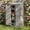 Gray, variant on Potting Bench with Storage Cabinet and Metal Table Top for Outdoor Patio, Garden Furniture Wood Workstation