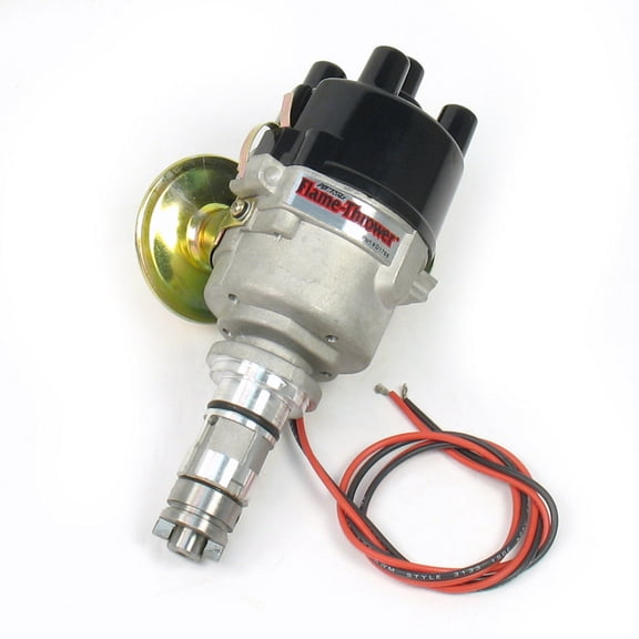 Dist British 4 cyl cast Ignitor vac top exit cap