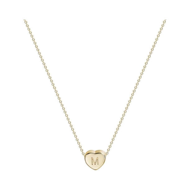 Collar para mujer, joyería para mujer, joyería de moda para mujer, regalo para mujer, 26 letras en inglés, cadena con nombre, colgante, collares, joyería para mujer, collar