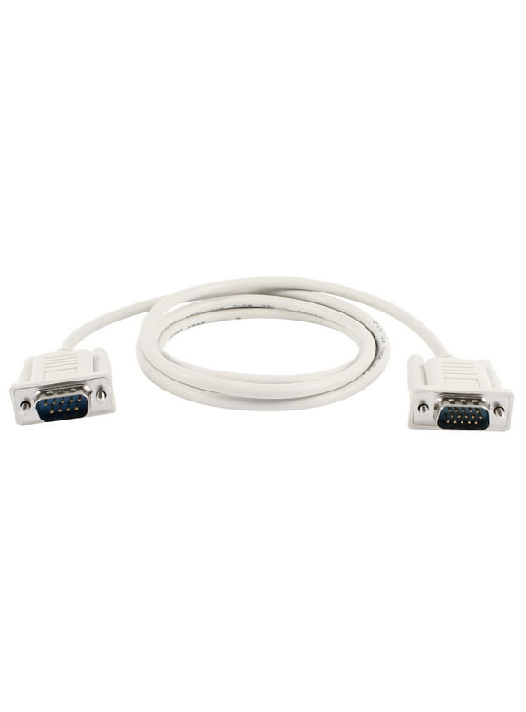 Unique Bargains 1.4M VGA HD15 15 Pin Male to DB9 9 Pin RS232 Male Adapter Cable