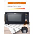 thumbnail image 3 of Commercial Chef 1.6 Cu. Ft. Countertop Microwave Oven, Touch Controls with Digital Display, 1000W, Push Button Door, CHM16100B6C, Black, 3 of 7