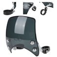 thumbnail image 4 of Motorcycle Wind Deflector, 180°Adjustable Universal Motorcycle Windshield With Mounting Kit For Motorcycle Decoration For 38-41Mm/1.5-1.6In Front Fork Black, 4 of 8