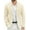 Beige, variant on COOFANDY Mens Plaid Blazer Casual Sports Coat Stylish Sports Jackets Notch Lapel Knit Suit Jacket