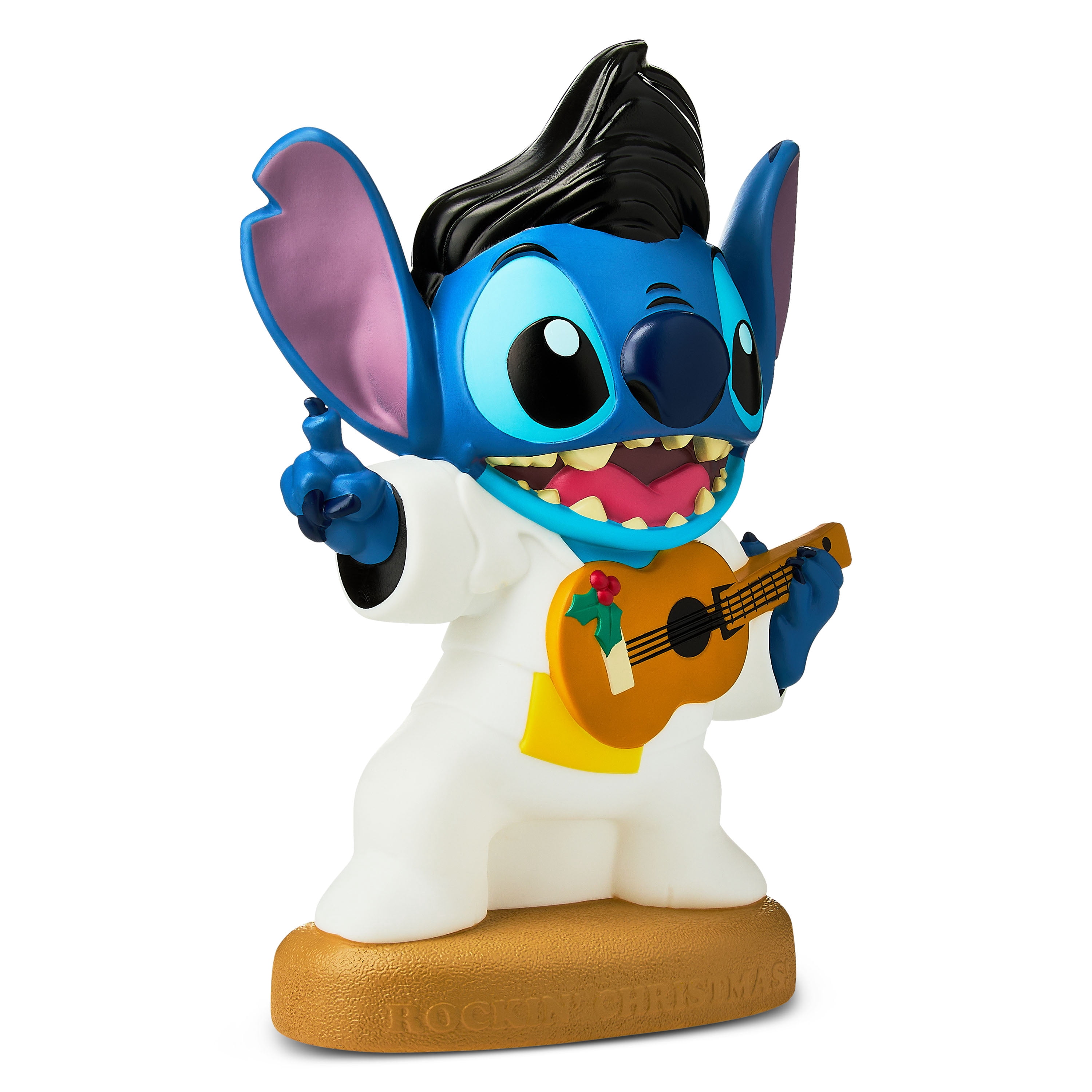 Christmas LED Blow Mold Decor Rockstar Stitch Lilo & Stitch 18.31 in x 9.06 in x 27.79 in 3.75 lb