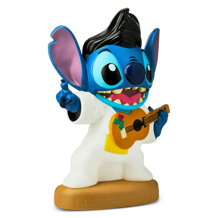 Christmas LED Blow Mold Decor Rockstar Stitch Lilo & Stitch 18.31