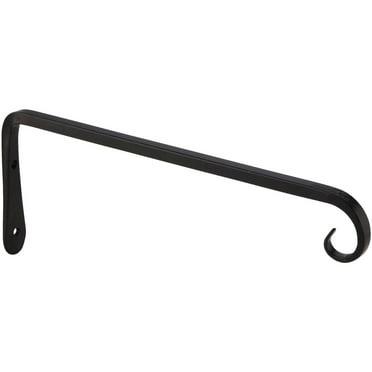 Panacea Black Wrought Iron 10 in. H Straight Plant Hook 1 pk