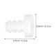 thumbnail image 2 of unbranded 50Ud Topes Transparentes De Goma Para Muebles Y Puertas Antideslizantes Y Resistentes, 2 of 8