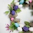 thumbnail image 4 of Corona de Pascua de primavera Ticfox Ratán seco + plástico + tela Tamaño 30 cm, 4 of 14