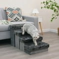 thumbnail image 5 of PetPals Senior Mobility Aid Pet Stairs - 17"H, 4 Level, Medium, Charcoal, 5 of 6