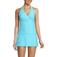 thumbnail image 3 of Lands' End Women's Texture Halter Tankini Swimsuit Top, 3 of 3