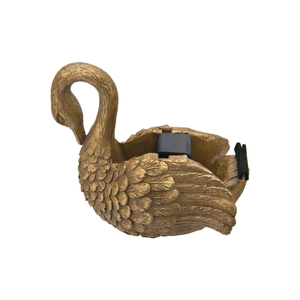 Creative CoOp Gold Swan Tape Dispenser Animal Shaped Office Desk Accessory