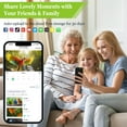 thumbnail image 4 of Gasky Smart Bird Feeder with Camera & Real-Time Alerts, Auto Capture Bird Videos,5V Solar Panel,Gift for Bird Lovers,Yellow, 4 of 7