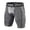 A-Grey47, variant on Men's Letter Print Compression Shorts Slim Fit Short Length Elastic Waist Athletic Tights Breathable Sporty Training Wear Boxers