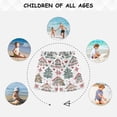 thumbnail image 6 of FORMRS Boys Swim Trunks Quick Dry Mesh Liner Boardshorts Sizes XS-XL, Beige Nordic Christmas House, 6 of 7