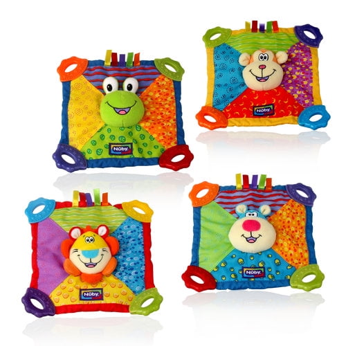 nuby teething blankie