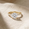 thumbnail image 3 of Rosec Jewels Lab Grown Diamond Engagement Ring 3 Ct - IGI Certified (E-VS1 Grade) - Diamond Solitaire Ring with Jewelry Box, 18K Yellow Gold, US 4.00, 3 of 8