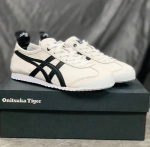 Authentic Onitsuka Tiger MEXICO 66 WHITE BLACK Unisex