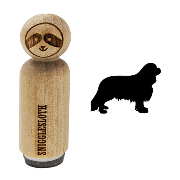 Cavalier King Charles Spaniel Dog Solid Rubber Stamp for Scrapbooking Crafting Stamping - Medium 1 Inch