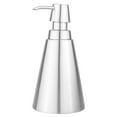 thumbnail image 1 of KAKOWELY Distributeurs de Désinfectant 1 Pce Récipient à Savon Liquide Distributeur de Savon en Acier Inoxydable Bouteille à Pression Support de Gel de Nettoyage pour Maison Extérieur (320ml)3.31"X3.31"X6.5", 1 of 4
