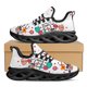thumbnail image 1 of Zapatillas deportivas con estampado de equipo médico de hospital, diseño de latidos del corazón, zapatos vulcanizados para mujer, transpirables, cómodos, con cordones, planos casuales, 1 of 6