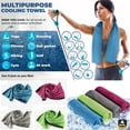 thumbnail image 2 of Super Absorbent Towel Set, Quick Drying Fabric, 4-Piece Pack, Lightweight Portability, Sports Towels, For Gym Workouts, Beach Activities, Travel Use, Compact Storage, Breathable Material, Versatile, 2 of 9
