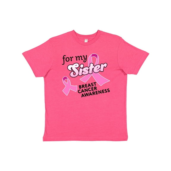 Inktastic For My Sister - Breast Cancer Awareness Youth T-Shirt