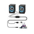 thumbnail image 3 of axGear Haut-Parleur Portable USB Multimédia Filaire Mini Surround Sortie Caisson de Basses, 3 of 6