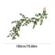 thumbnail image 4 of Yhmxh Guirnalda de rosas artificiales de 1,8 m, flexible, colgante, hecha a mano, con hojas verdes, cuerda floral de seda para arco de boda, valla de jardín, pared del hogar, patio y decoración de, 4 of 5
