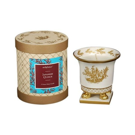 - Seda France Classic Toile Ceramic Petite Candle Japanese Quince 5oz