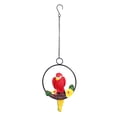 thumbnail image 4 of Colgante de jardín, colgante de jardín de guacamayo, anillo colgante sintético, escultura de loros, decoración de jardín, diseño personalizado, 4 of 8