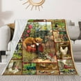 thumbnail image 1 of Cartoon Car Tractor Digital Printing Blanket Flannel Blanket Student Dormitory Blanket, 1 of 1