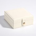 thumbnail image 1 of Leather Buckle Jewelry Box for Ring Storage Flap Display Jewelry Organizer Box, 1 of 4
