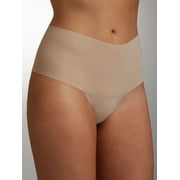 Hanky Panky Bare Godiva Hi-Rise Thong, Taupe, Small