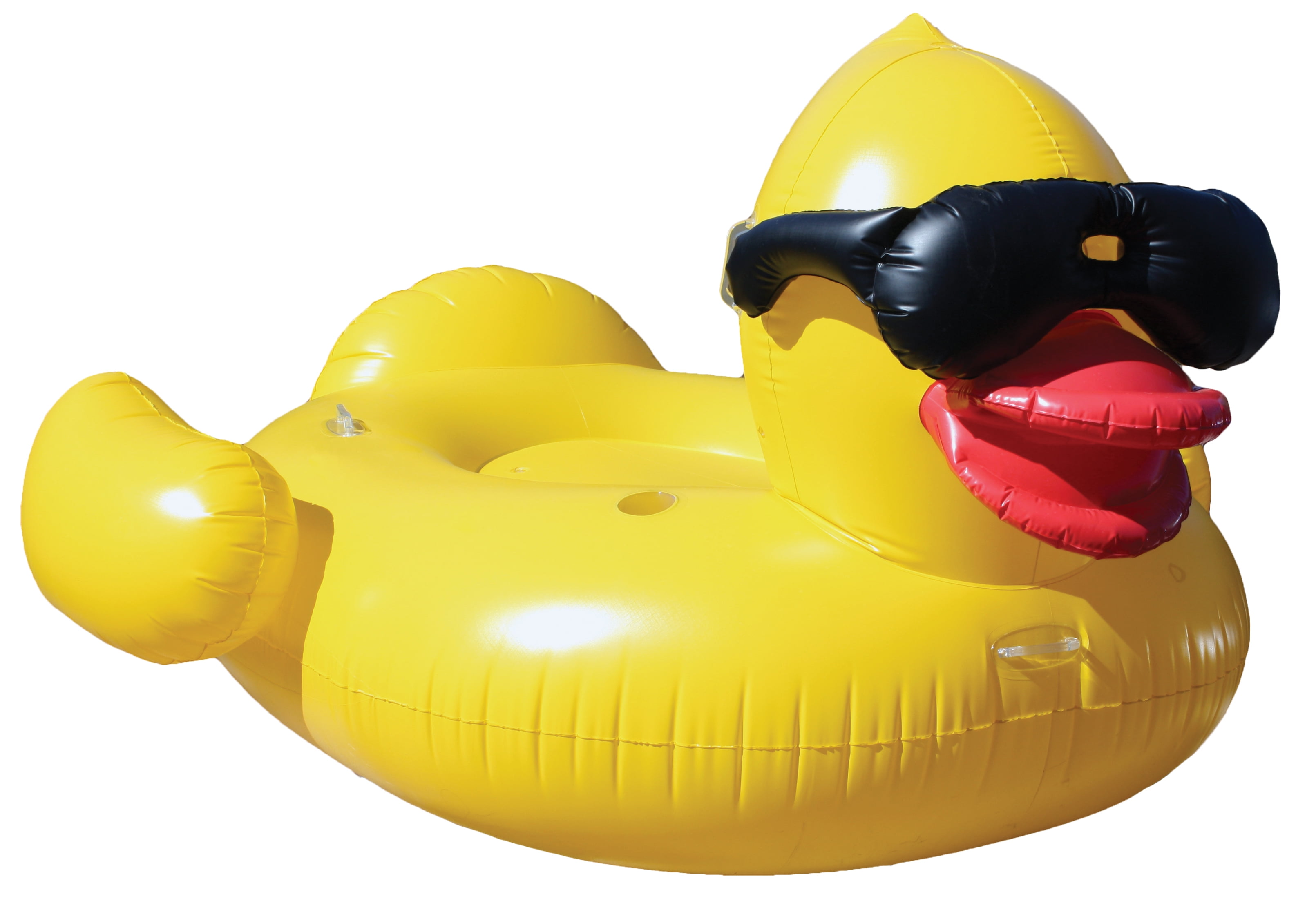 Giant Inflatable Duck Swimming Pool Float W/ Pump 