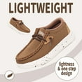 thumbnail image 6 of Apakowa Kids Boys Girls Slip-On Casual Loafers Walking Shoes Comfortable & Lightweight (Color : Brown, Size : 9 Toddler), 6 of 8
