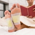 thumbnail image 4 of Almohadillas de desintoxicación de limpieza de hierbas orgánicas, almohadillas de desintoxicación de jengibre para aliviar la fatiga, relajación, dormir mejor, 20 pares Namotu HZ-006, 4 of 5
