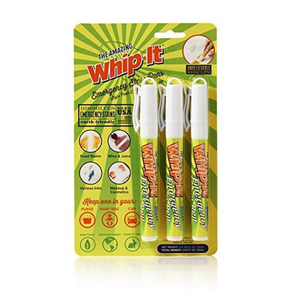 Whip-It Emergency Stain Removing Pens (3 PACK)