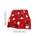 thumbnail image 3 of EGNMCR Christmas Blanket Snowman Snowflake Printed Flannel Blanket Soft Warm Nap Blanket a blanket, 3 of 5