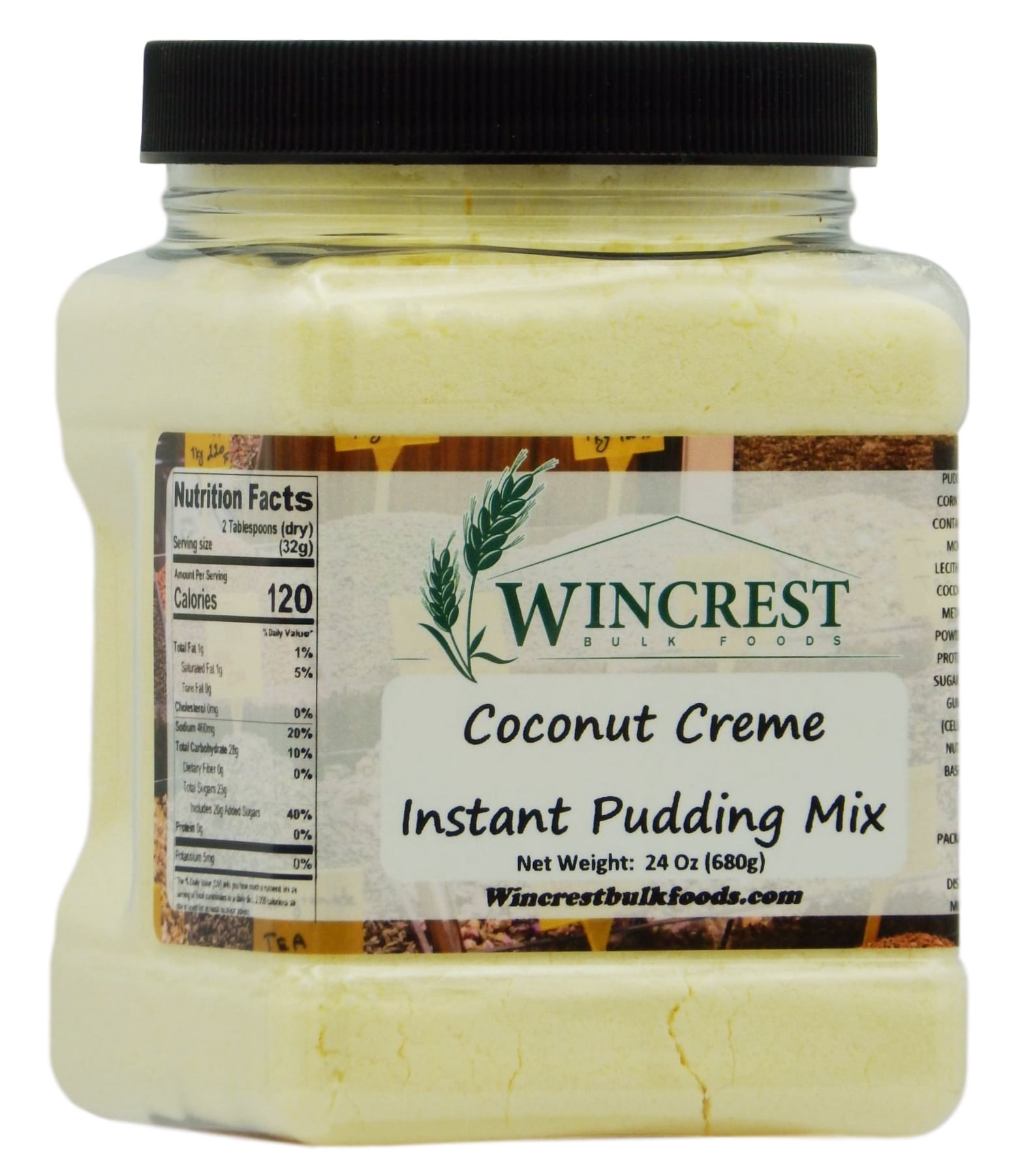 Coconut Creme Pudding 1.5 Lb Tub