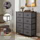 thumbnail image 2 of Organizador Zapatero Elly 8 GAVETAS CAJONES DE TELA suave, 2 of 6
