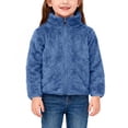 thumbnail image 2 of Rvasteizo Boys Fleece Jacket Solid Zip Up Long Sleeve Warm Casual Coat for 1 to 10Years, 2 of 5